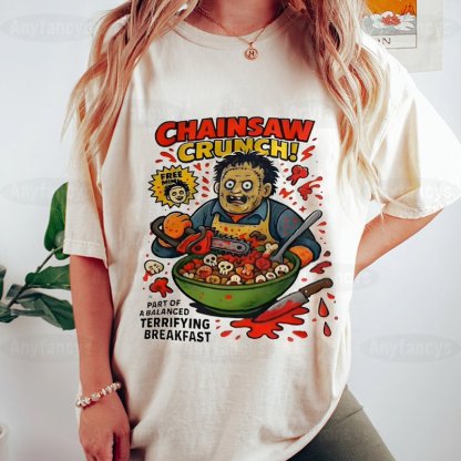 Chainsaw Crunch Halloween Unisex Shirt/Crewneck/Hoodie
