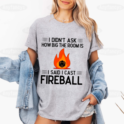 DM I Cast Fireball DND Dragon Dungeon Master Wizard Unisex T-shirt