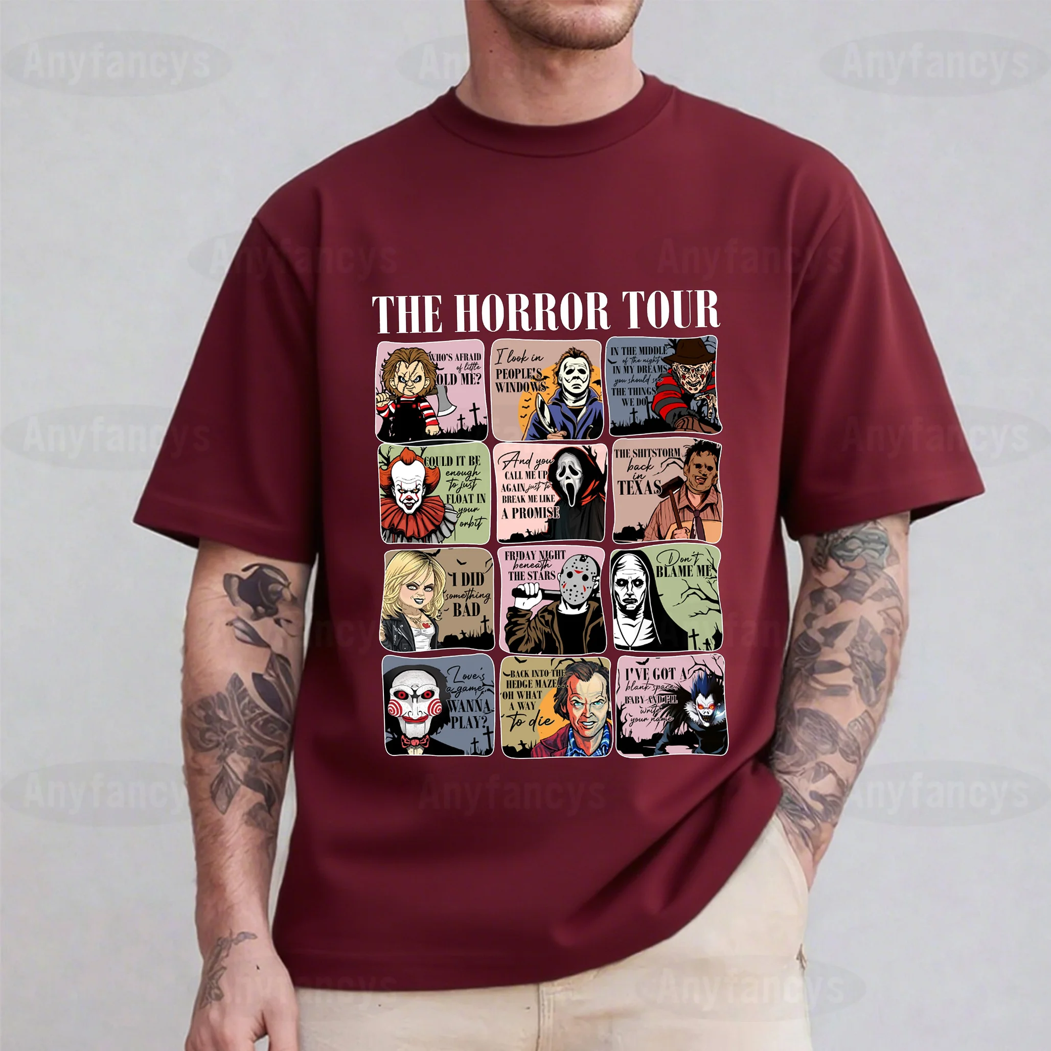 VER 3 – 12 Characters The Horror Tour Unisex Shirt