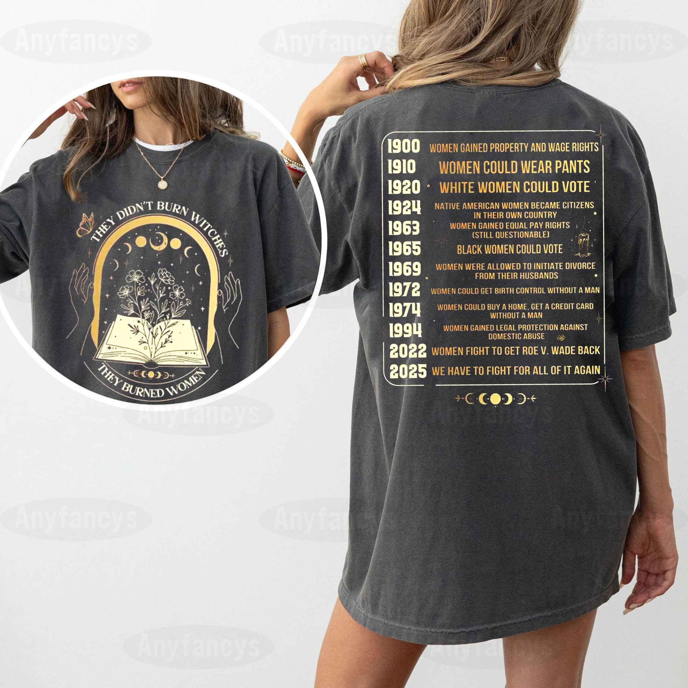 They Didn't Burn Witches They Burned Women Unisex T-shirt