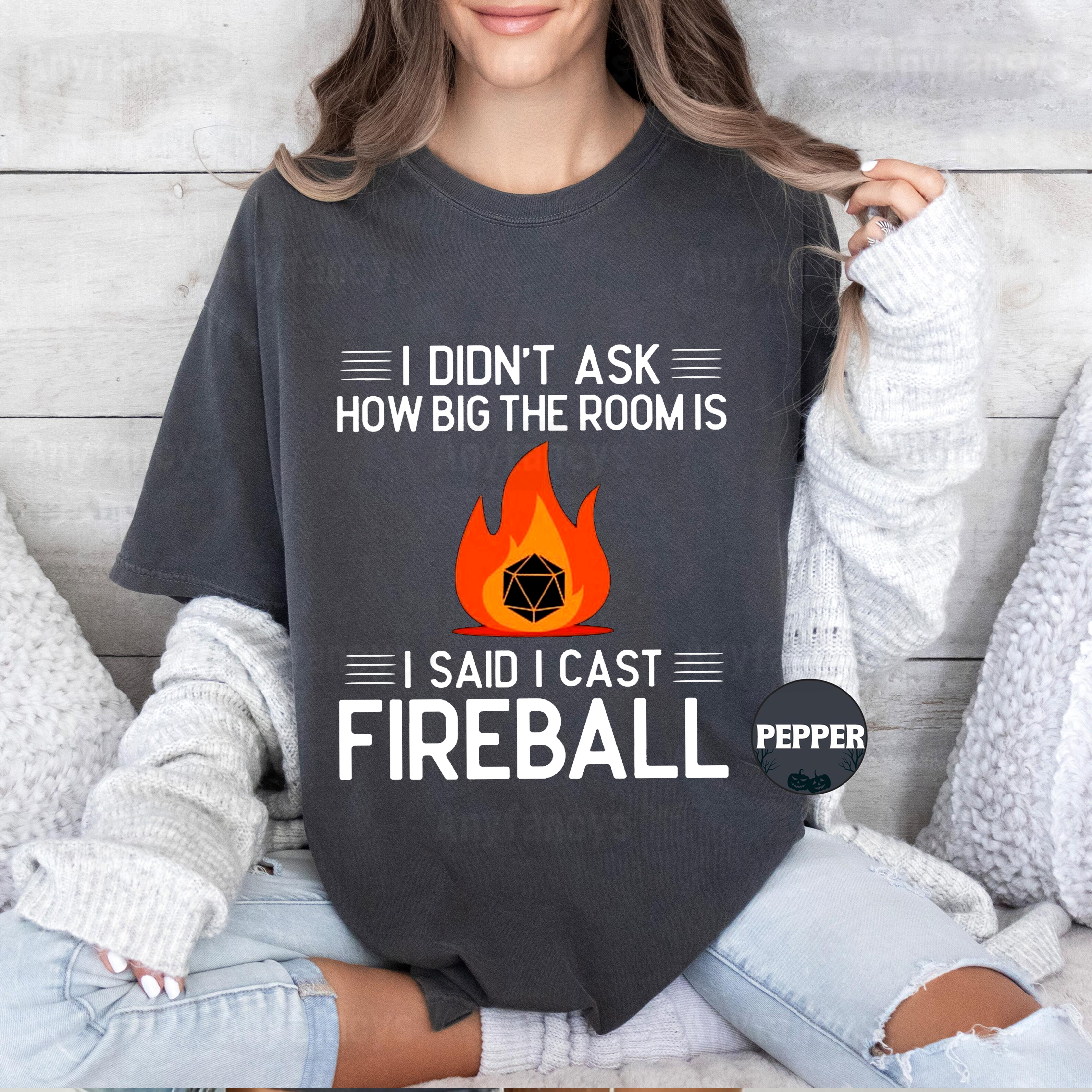 DM I Cast Fireball DND Dragon Dungeon Master Wizard Unisex T-shirt