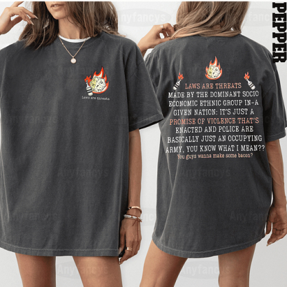 Laws Are Threats Made By The Dominant Socio Economic Ethnic Group In A Given Nation Dimension 20 D&D Unisex T-shirt