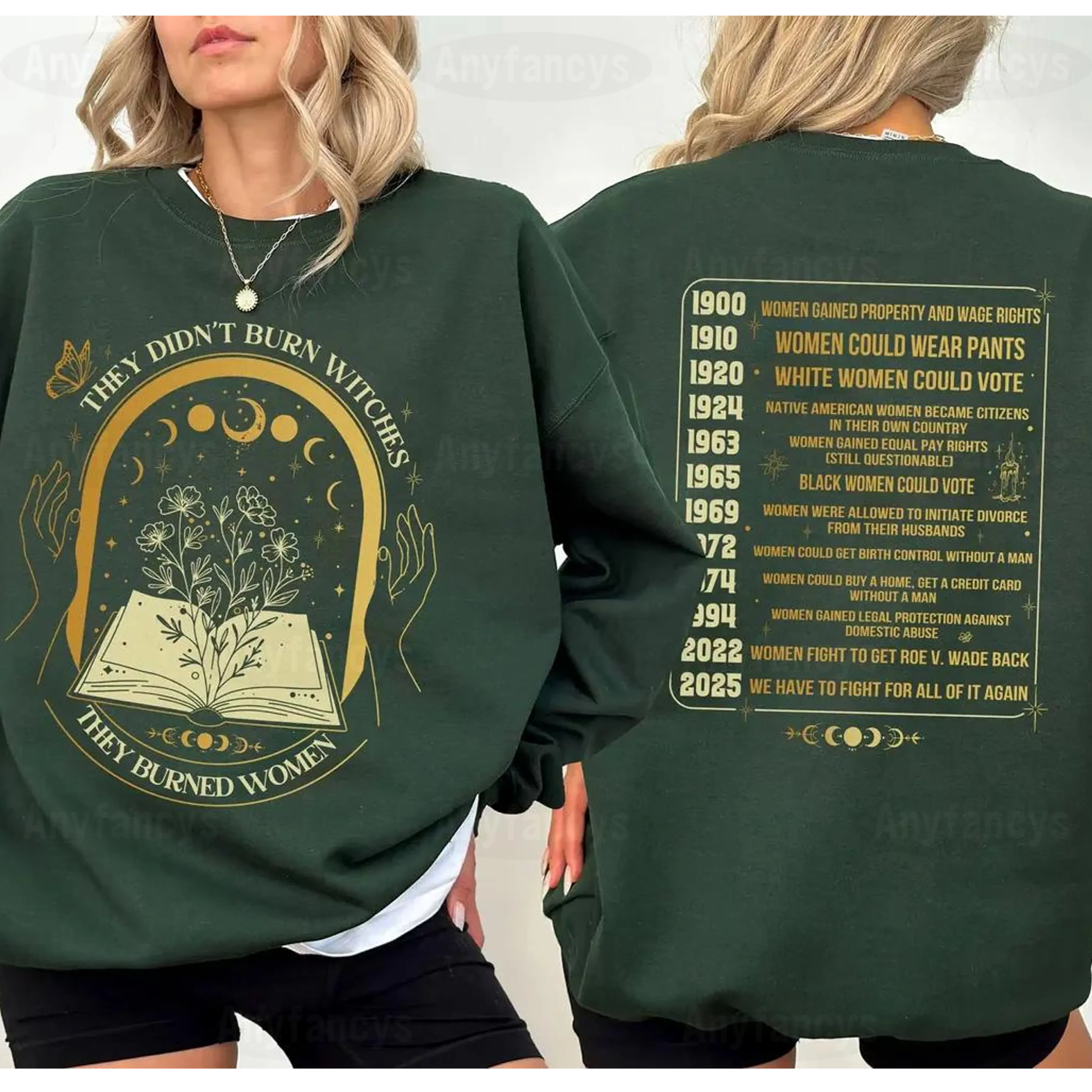 They Didn't Burn Witches They Burned Women Unisex T-shirt