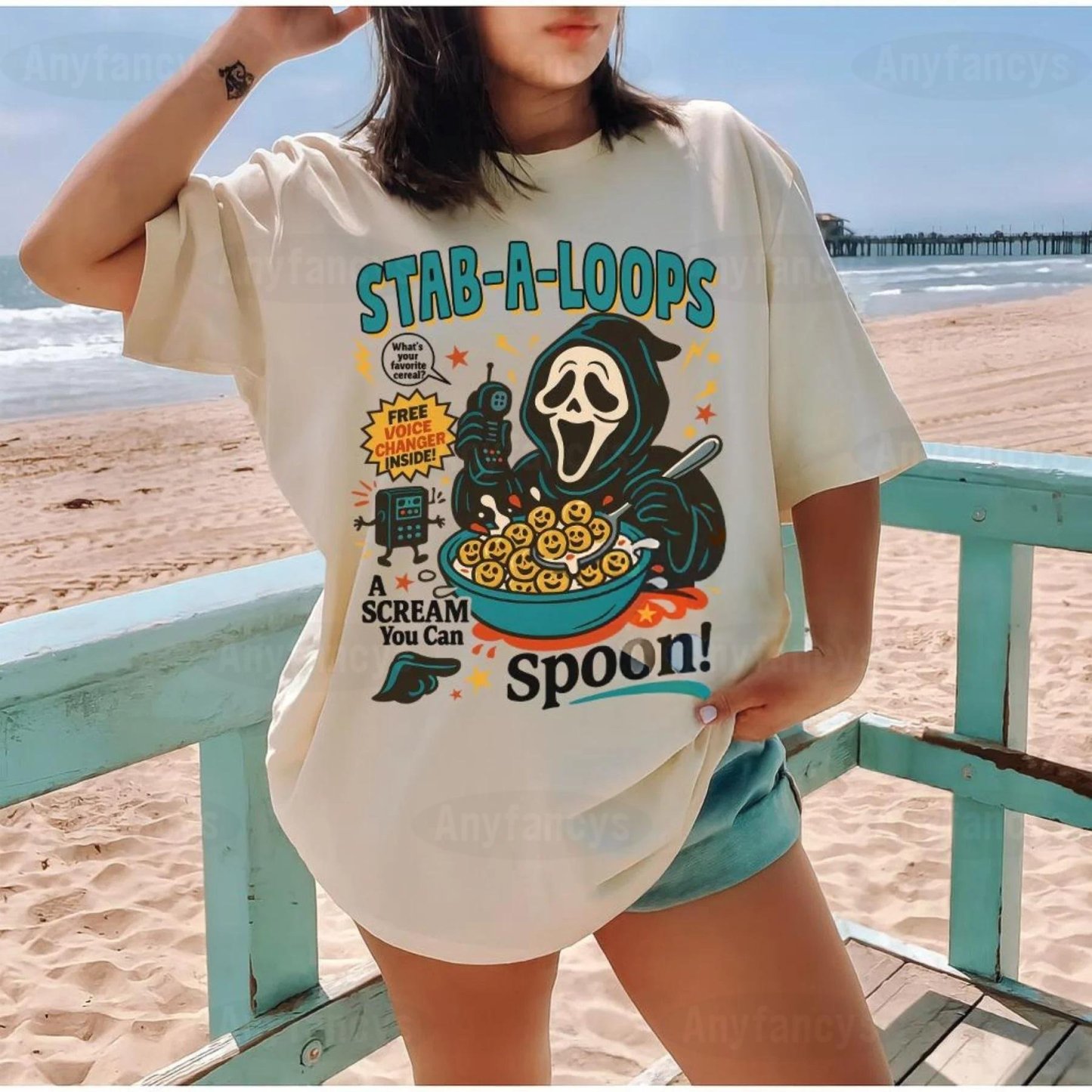 Halloween Horror Cereal Spooky Breakfast Graphic Unisex Shirt/Crewneck