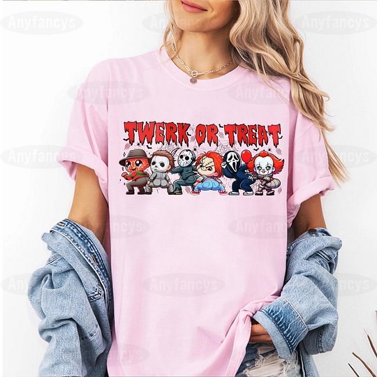 Horror Characters Friends Colors Halloween Unisex Shirt