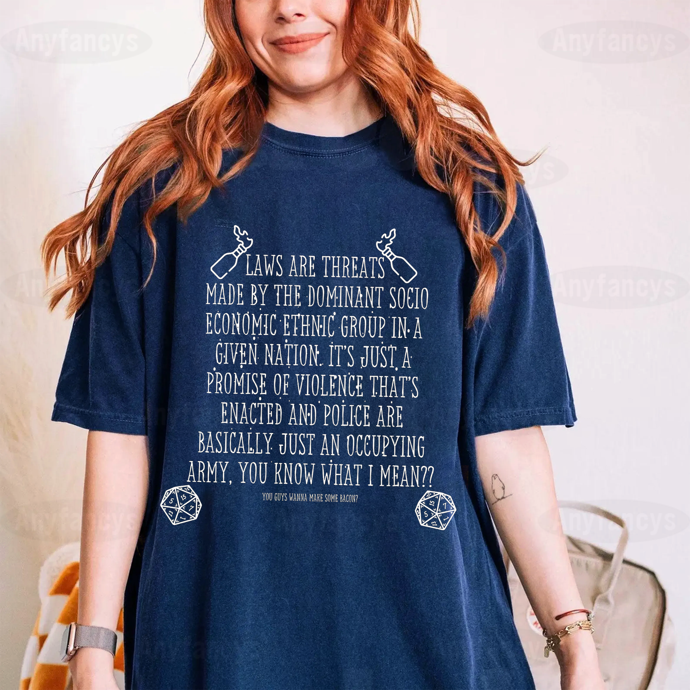 Laws Are Threats Graphic Unisex T-shirt/Crewneck/Hoodie