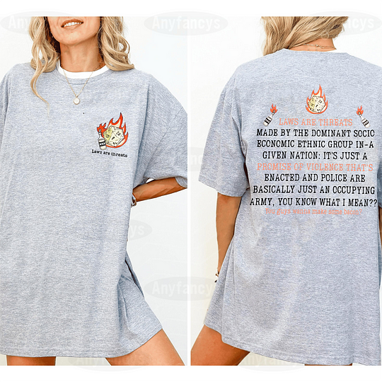Laws Are Threats Made By The Dominant Socio Economic Ethnic Group In A Given Nation Dimension 20 D&D Unisex T-shirt