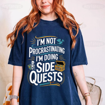 I'm Not Procrastinating I'm Doing Side Quests Unisex T-shirt