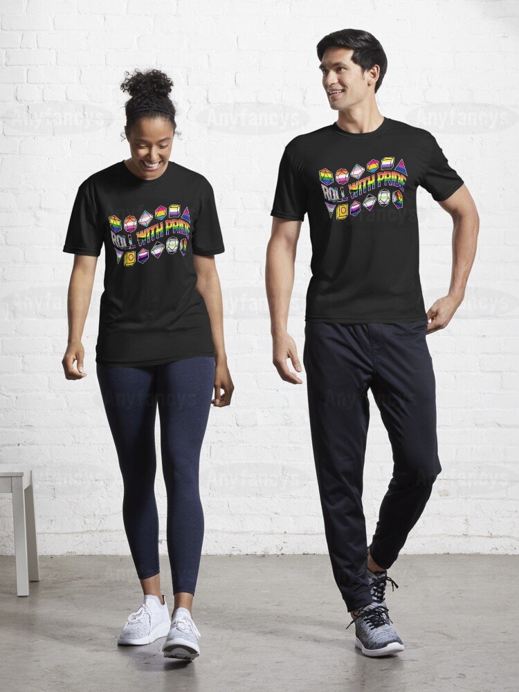 Dungeons and Dragons Roll with Pride Classic  Unisex T-shirt/Crewneck/Hoodie