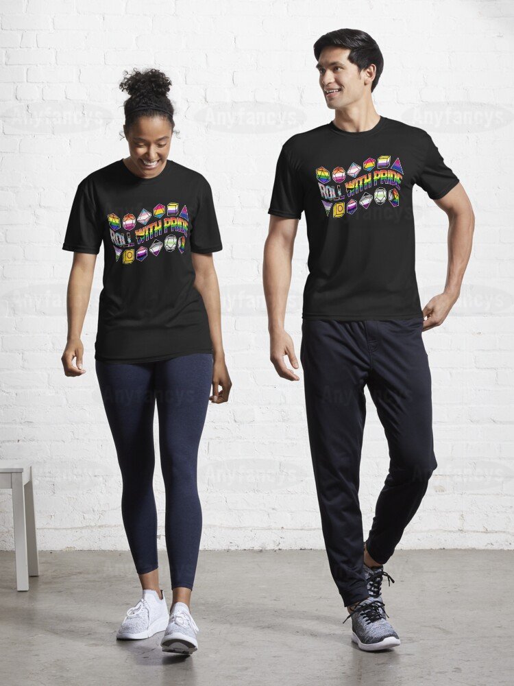 Dungeons and Dragons Roll with Pride Classic  Unisex T-shirt/Crewneck/Hoodie