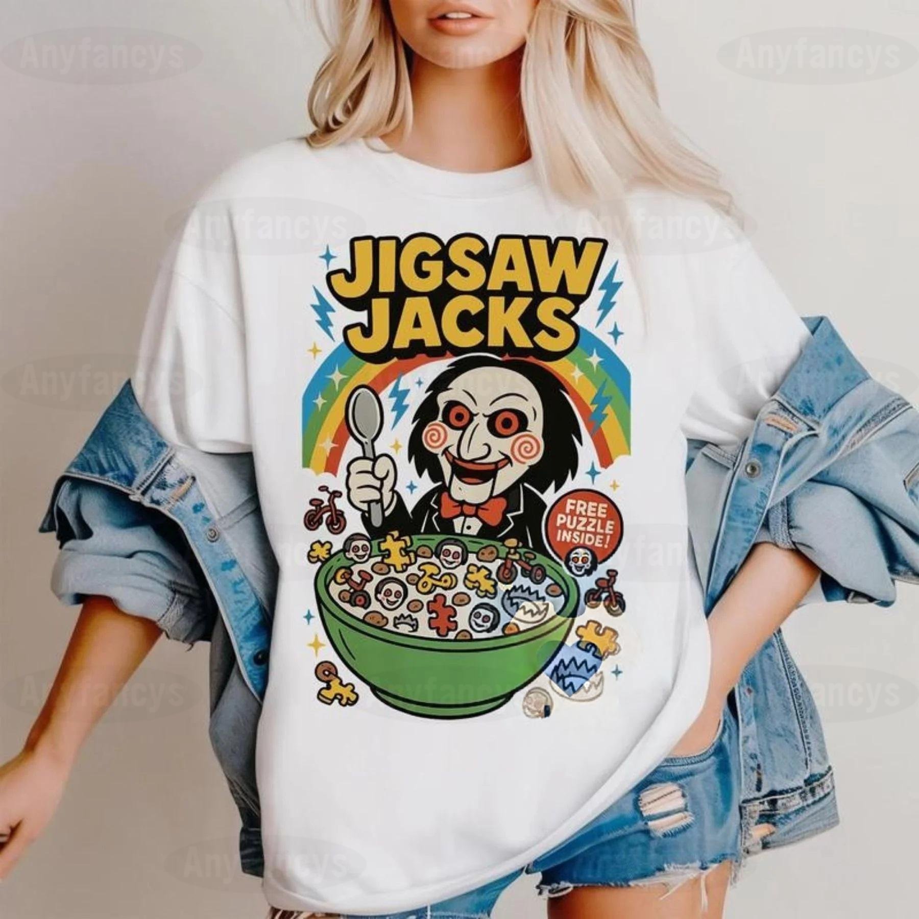 Halloween Horror Cereal Spooky Breakfast Graphic Unisex Shirt/Crewneck