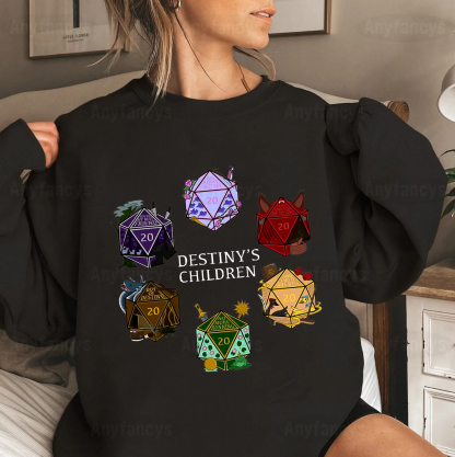 Neverafter Destinys Children D20 Dice Set Classic T-shirt/Crewneck/Hoodie