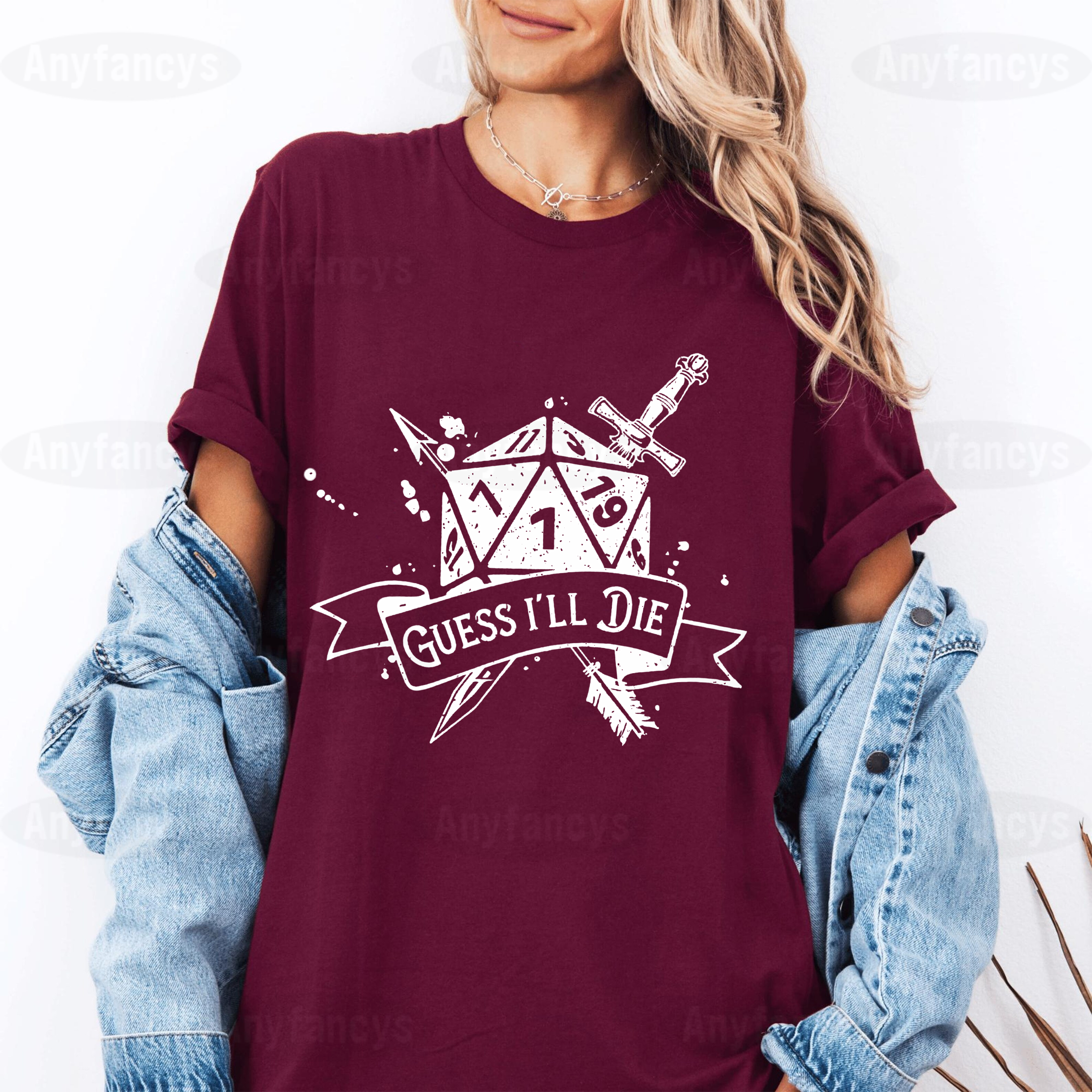 Guess I'll Die, D20, D&D, Board Game Lover Unisex T-shirt