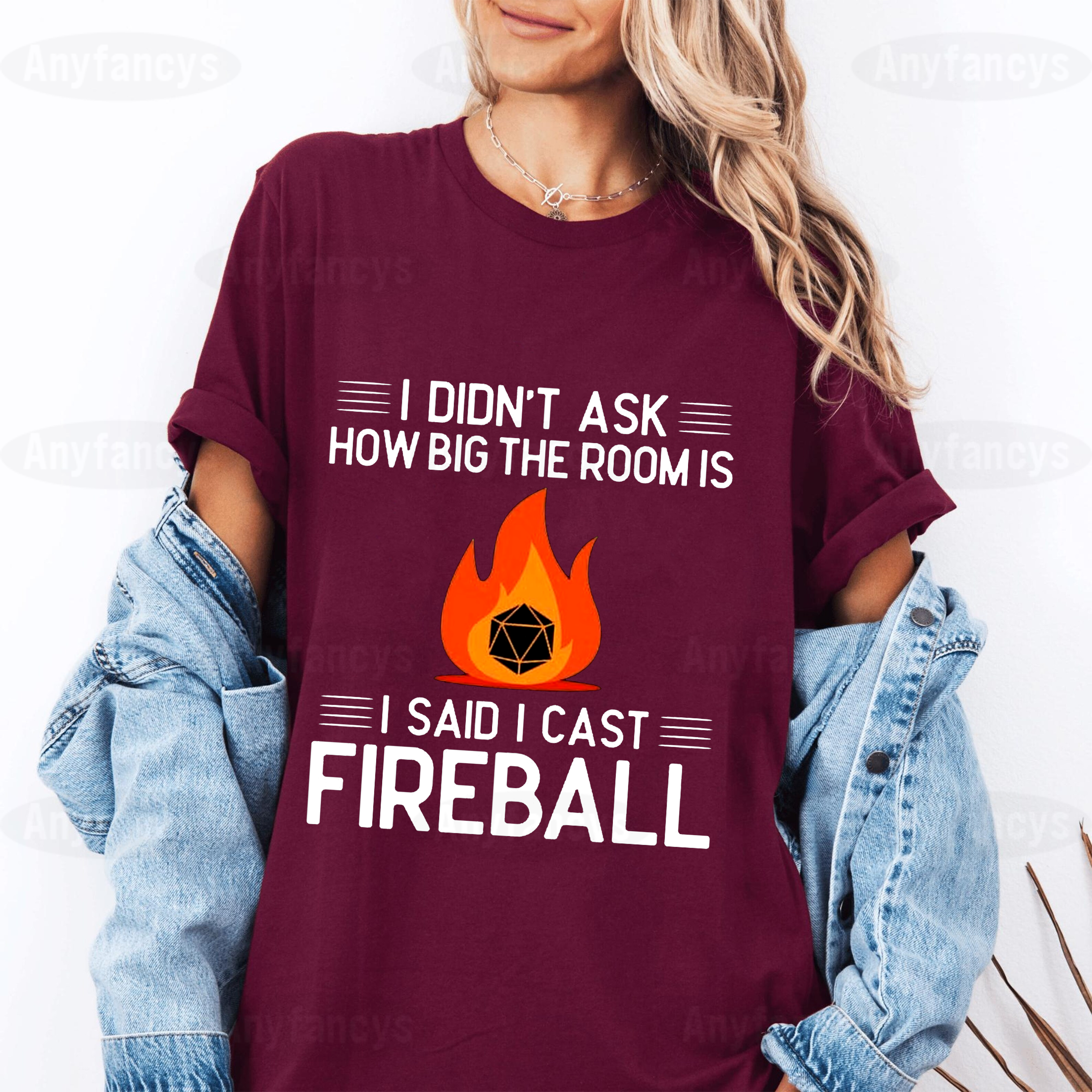 DM I Cast Fireball DND Dragon Dungeon Master Wizard Unisex T-shirt