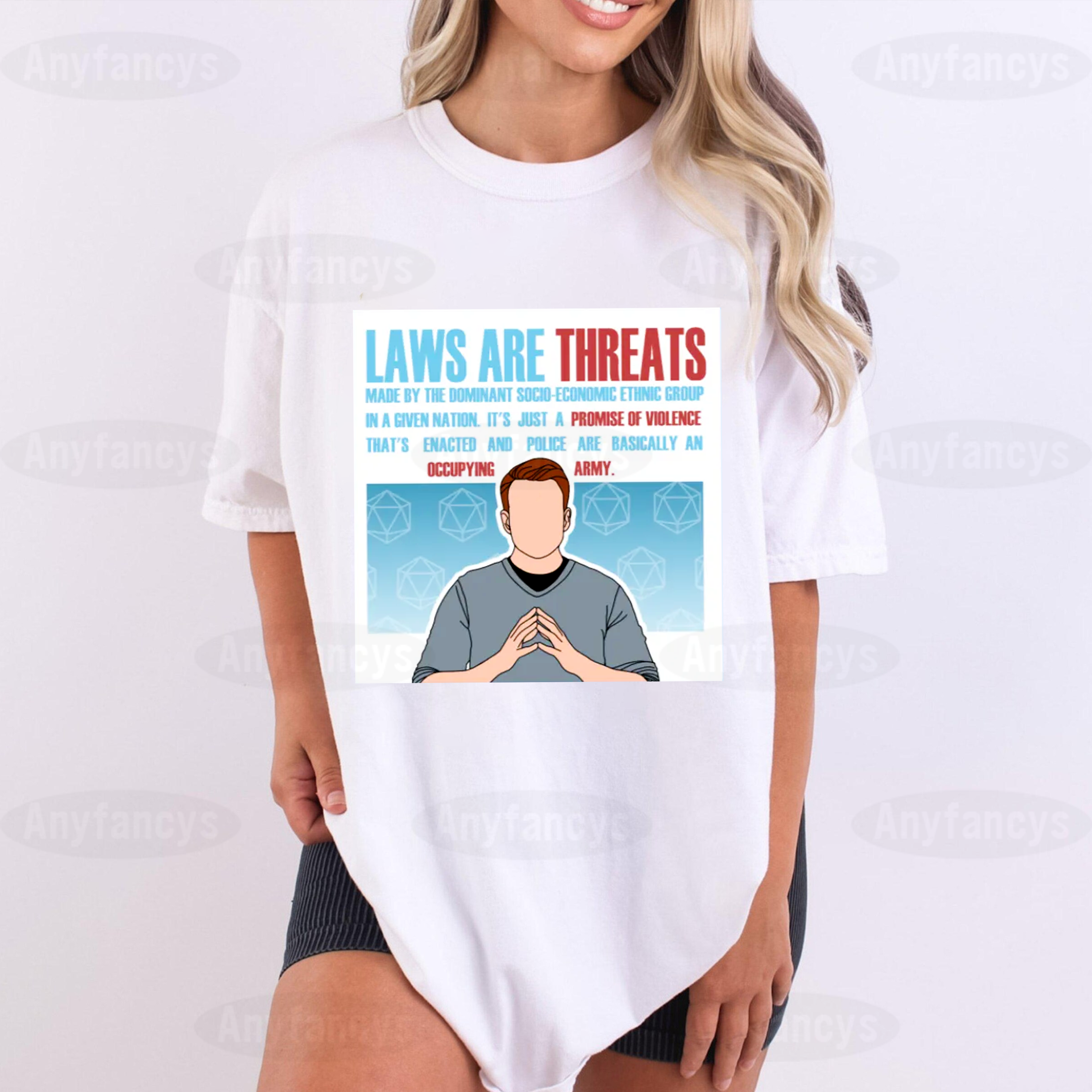 Laws are Threats - Brennan Unisex T-shirt