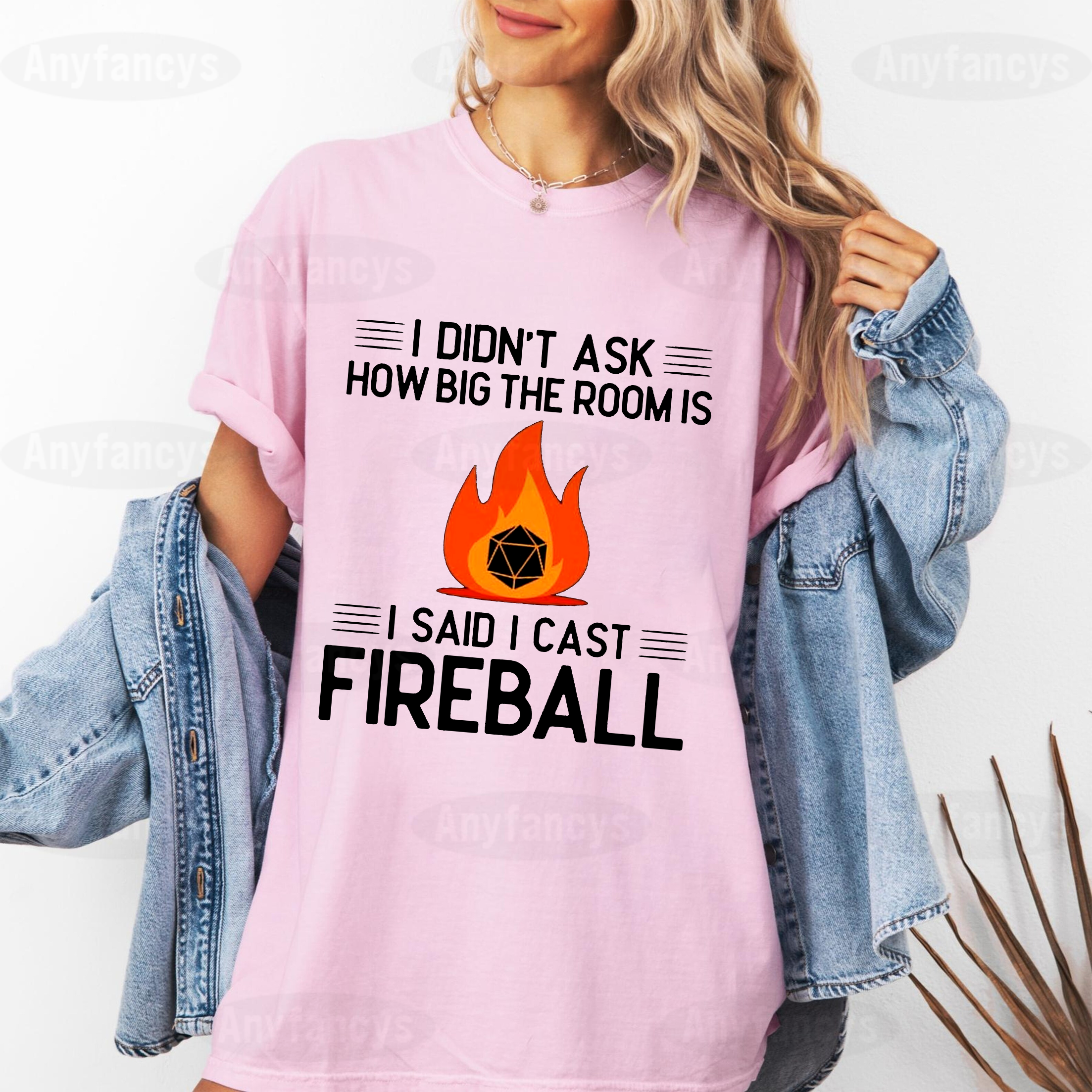DM I Cast Fireball DND Dragon Dungeon Master Wizard Unisex T-shirt
