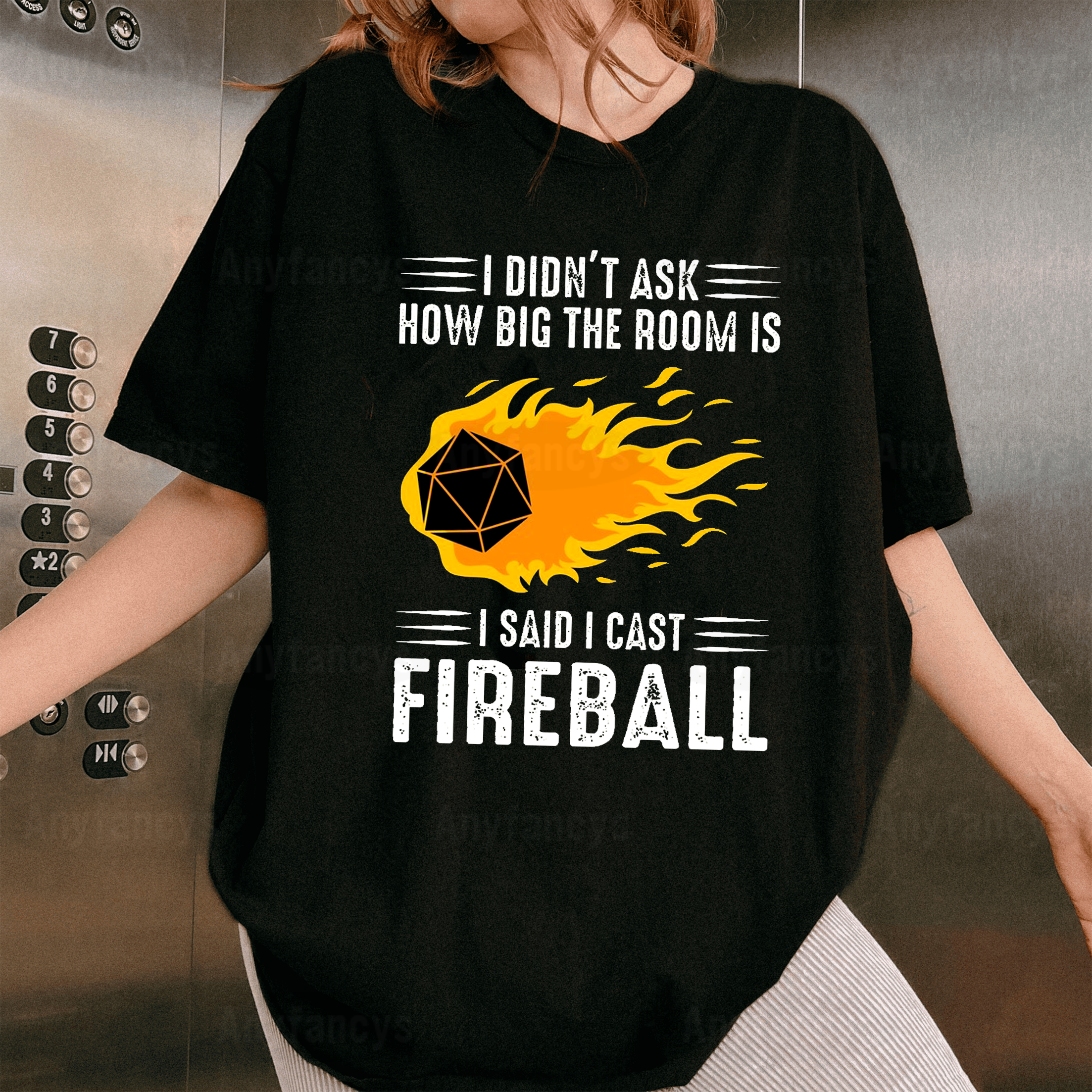 DM I Cast Fireball DND Dragon Dungeon Master Wizard Unisex T-shirt