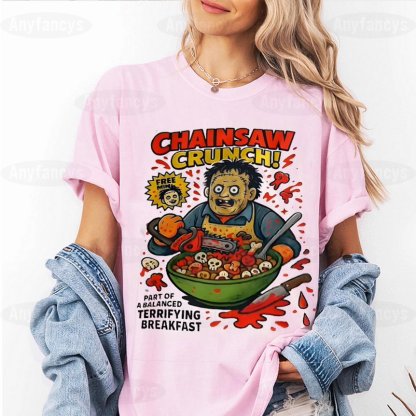 Chainsaw Crunch Halloween Unisex Shirt/Crewneck/Hoodie
