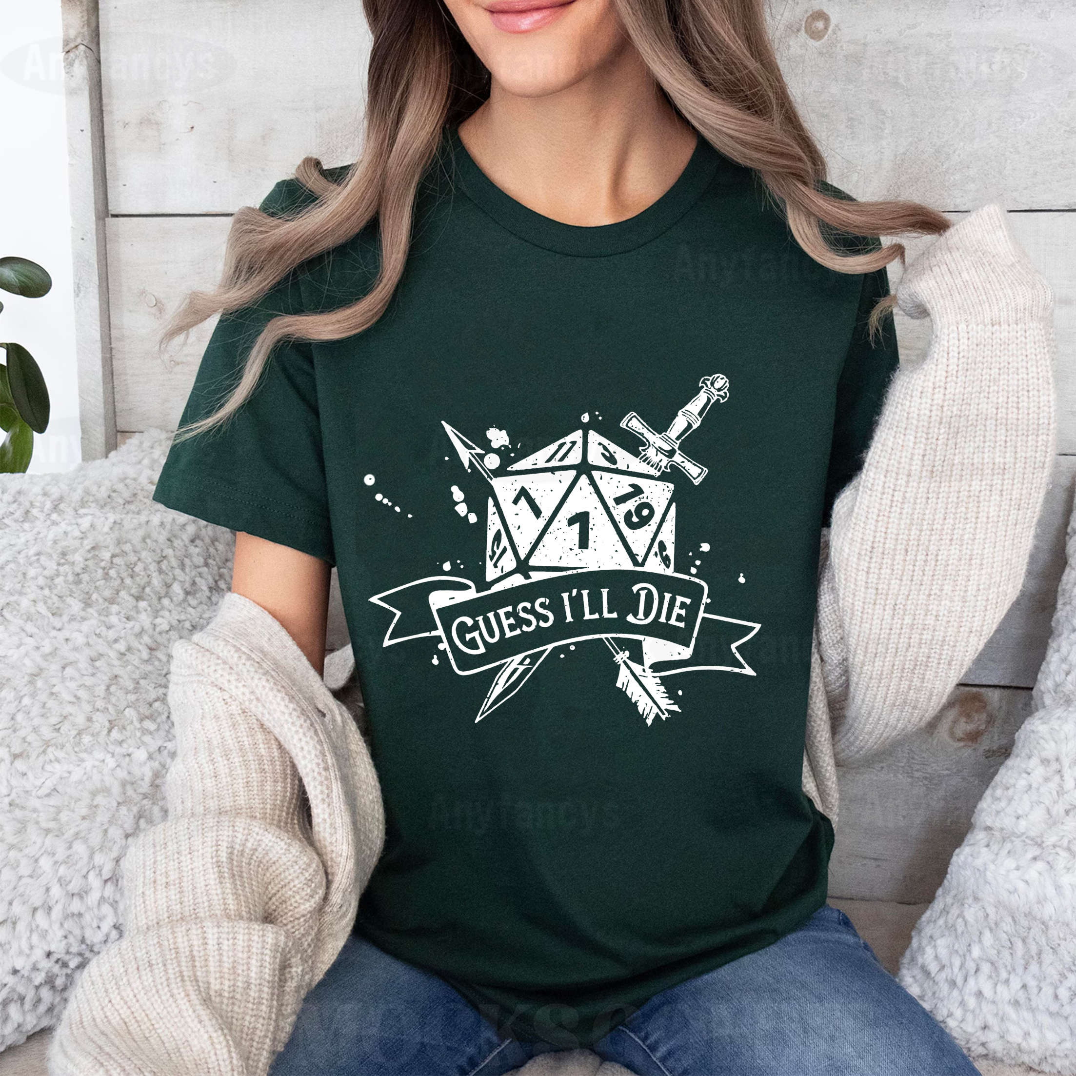 Guess I'll Die, D20, D&D, Board Game Lover Unisex T-shirt