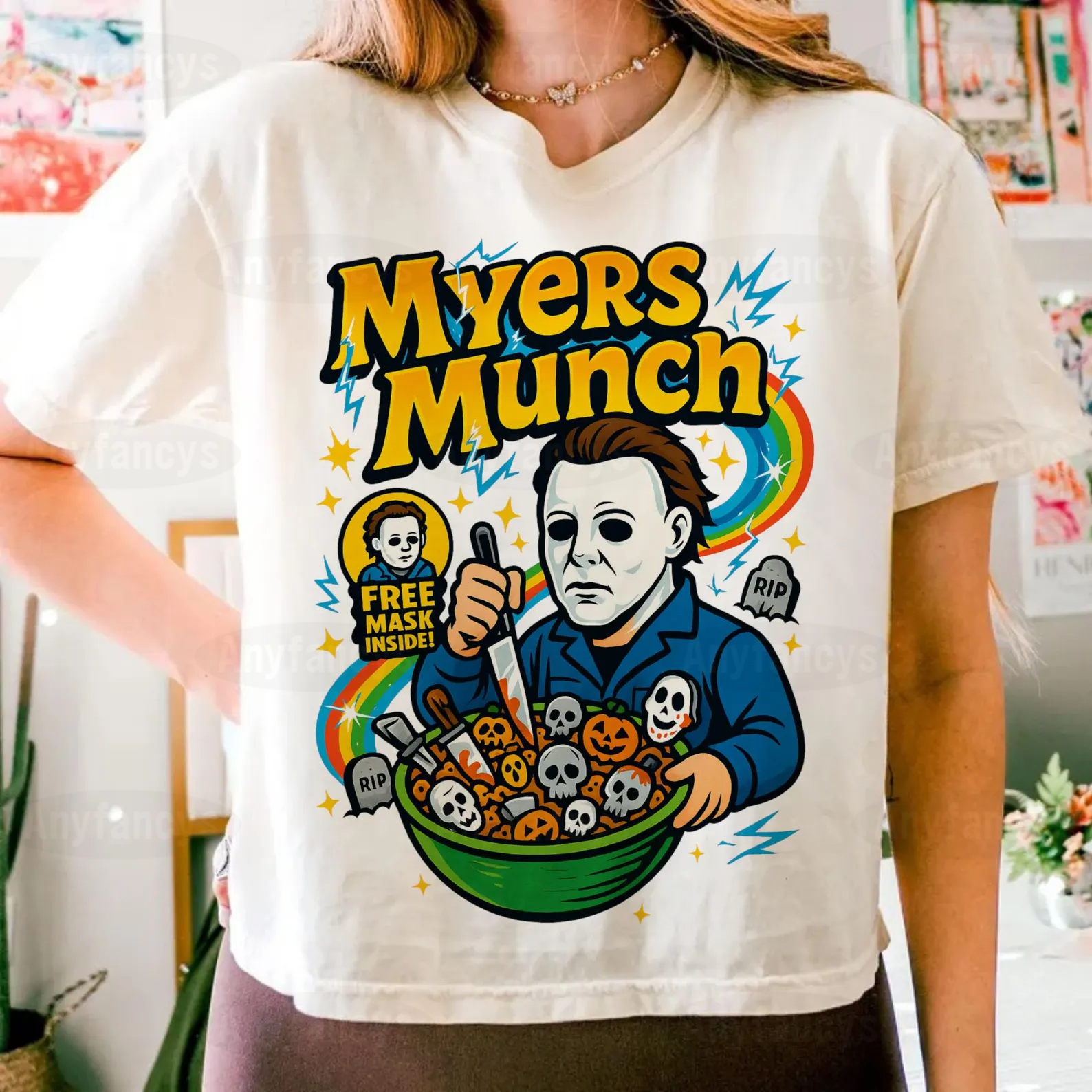 Myers Munch Halloween Unisex Shirt/Crewneck/Hoodie