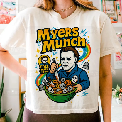 Myers Munch Halloween Unisex Shirt/Crewneck/Hoodie