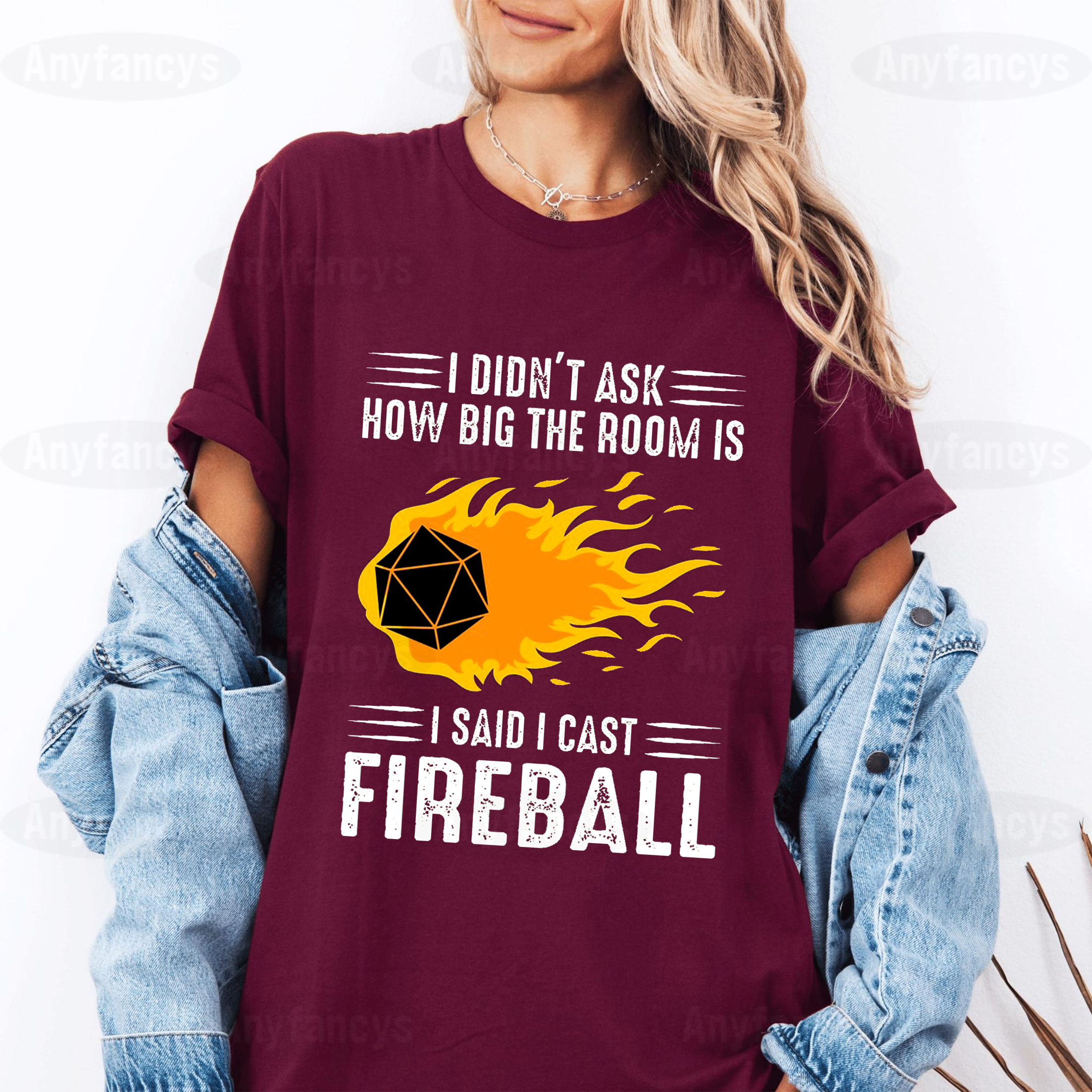 DM I Cast Fireball DND Dragon Dungeon Master Wizard Unisex T-shirt
