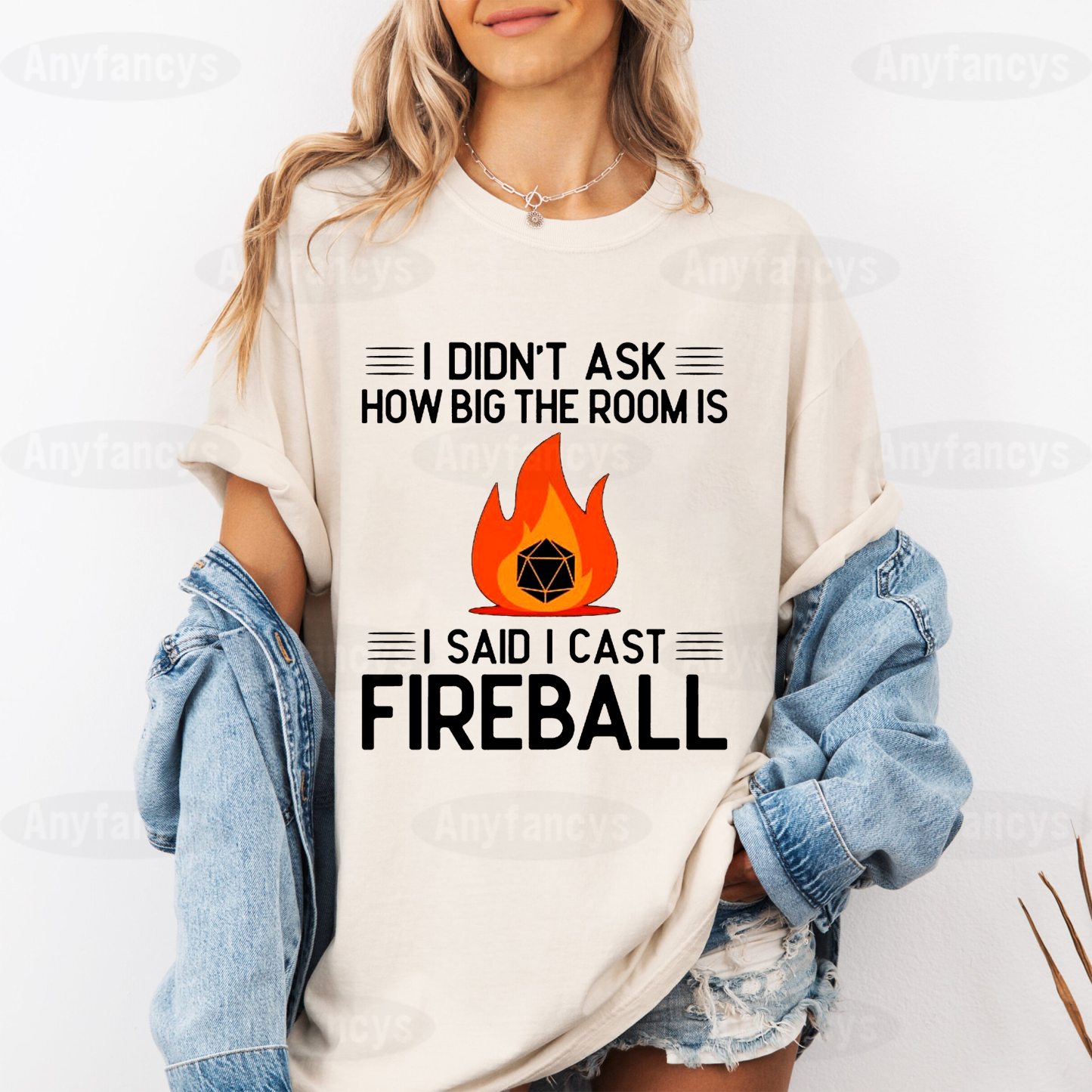 DM I Cast Fireball DND Dragon Dungeon Master Wizard Unisex T-shirt