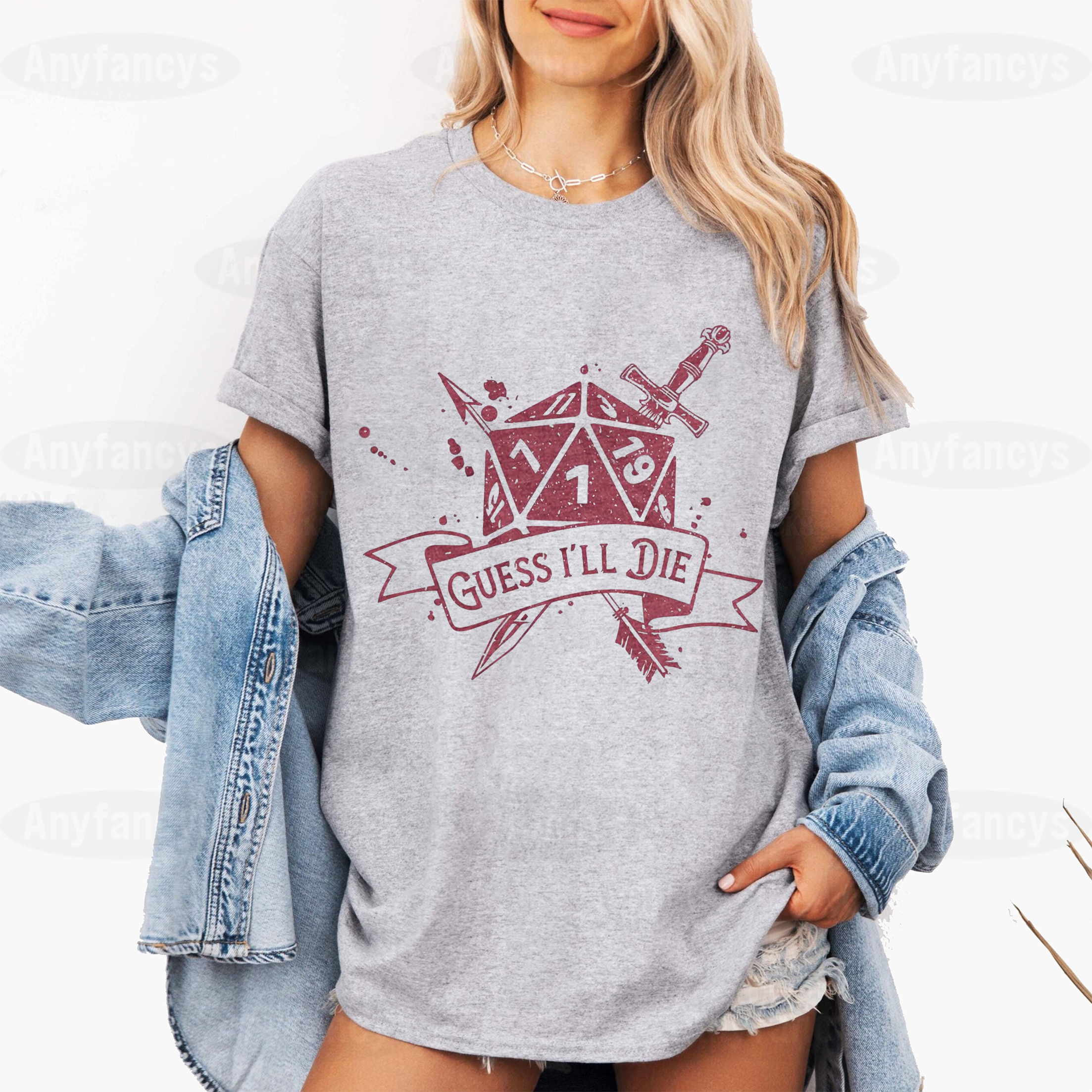 Guess I'll Die, D20, D&D, Board Game Lover Unisex T-shirt