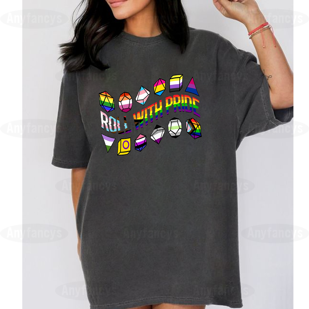 Dungeons and Dragons Roll with Pride Classic  Unisex T-shirt/Crewneck/Hoodie