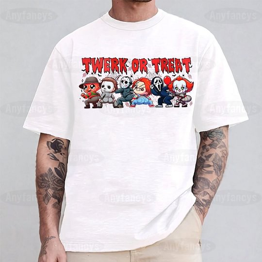 Horror Characters Friends Colors Halloween Unisex Shirt