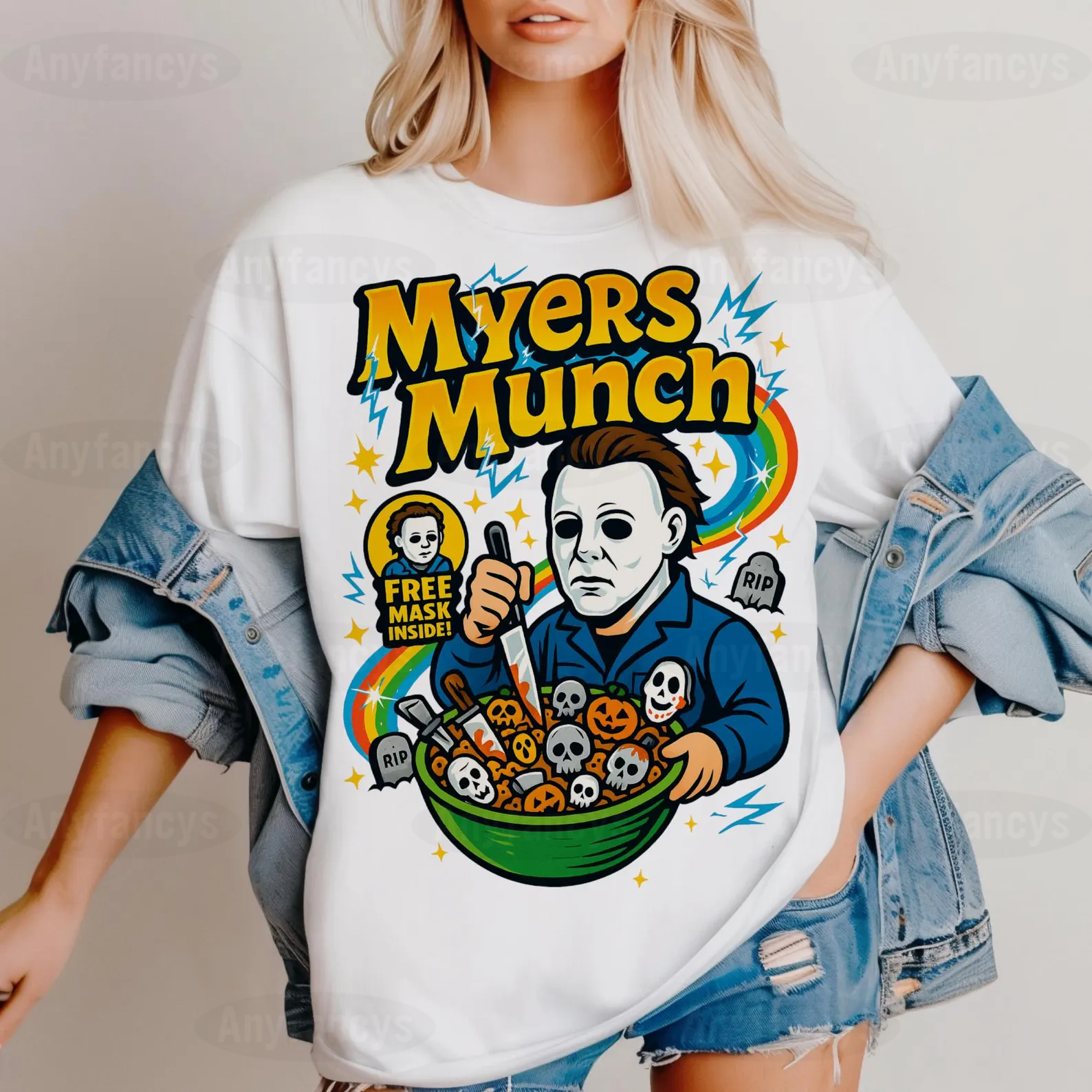Myers Munch Halloween Unisex Shirt/Crewneck/Hoodie