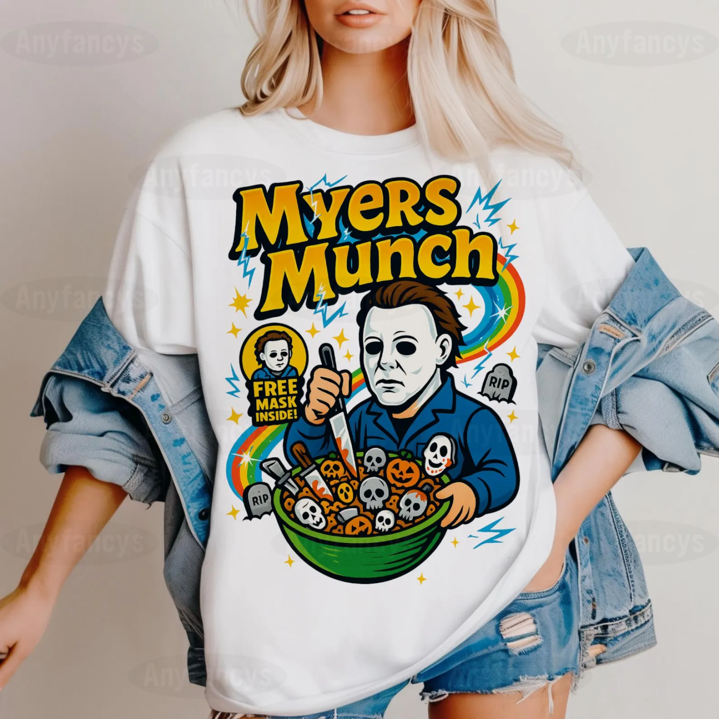 Myers Munch Halloween Unisex Shirt/Crewneck/Hoodie