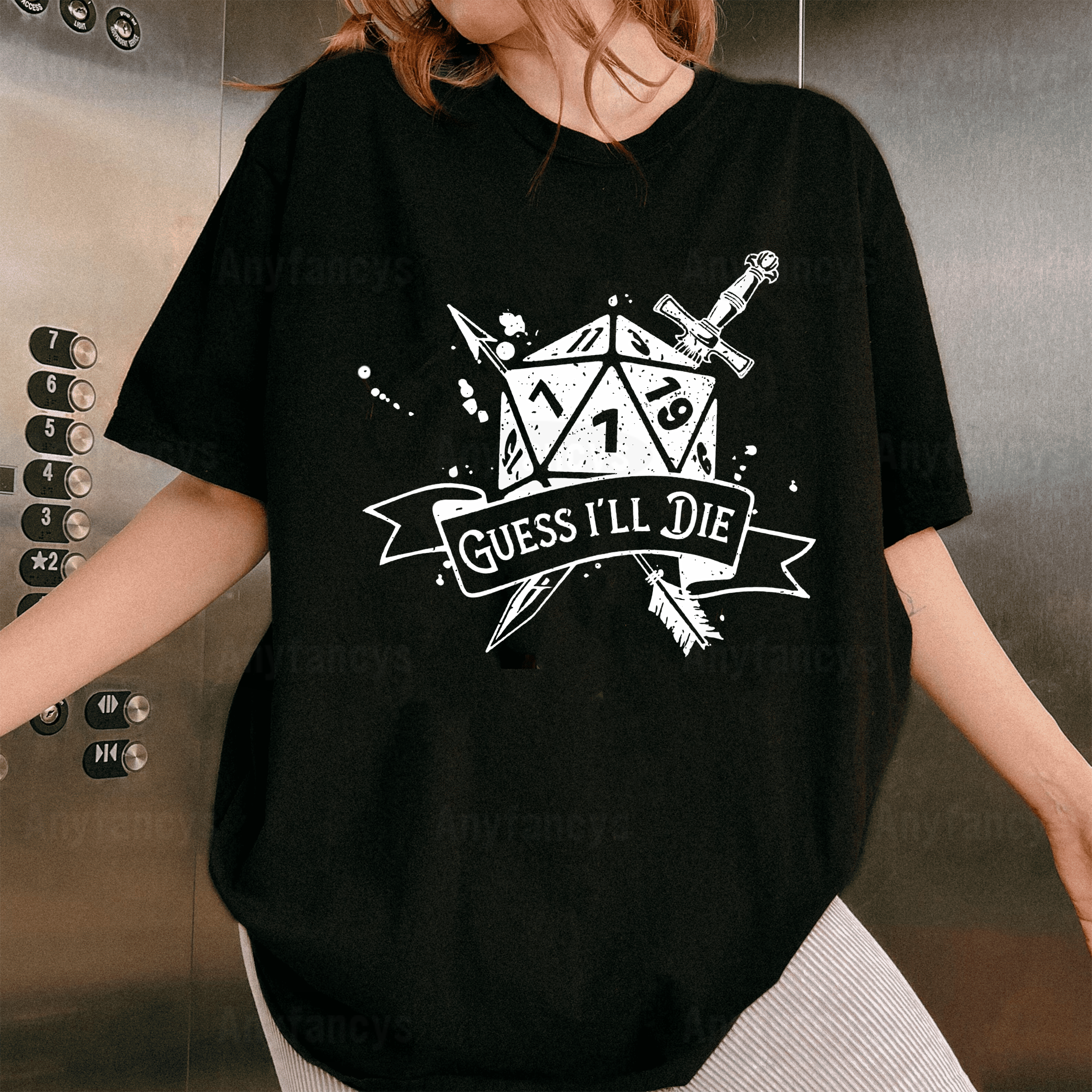 Guess I'll Die, D20, D&D, Board Game Lover Unisex T-shirt