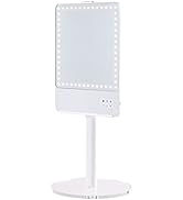 RIKI Skinny Vanity Stand | Adjustable Height Stand for RIKI Skinny Mirrors (White)