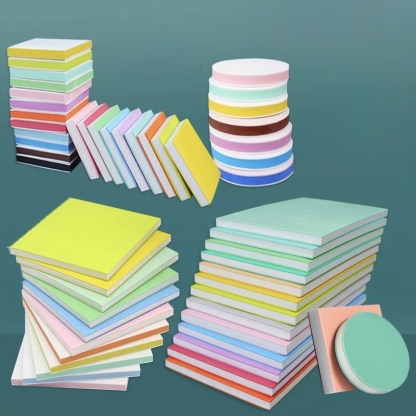 Stamory Colorful Carving Rubber Blocks – Peelable & Non-Peel, Multi-Size Options