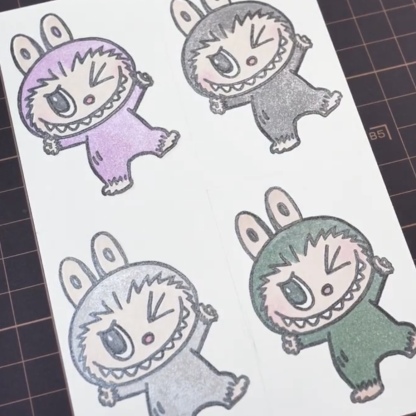 Labubu Rubber Stamp Kits