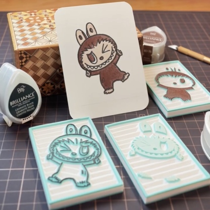 Labubu Rubber Stamp Kits