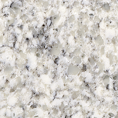 Floral White Quartz Kitchen Countertops