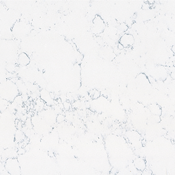 Blizzard Cararra White Quartz Kitchen Countertops