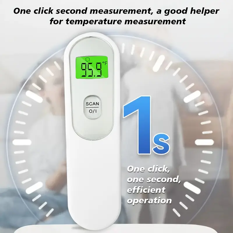 3 in 1 digital touchless forehead thermometer three color backlight   large screen display automatic shutdowm temperatuer   infrared digital thermometer for healthmonitoring non contact Product details 2