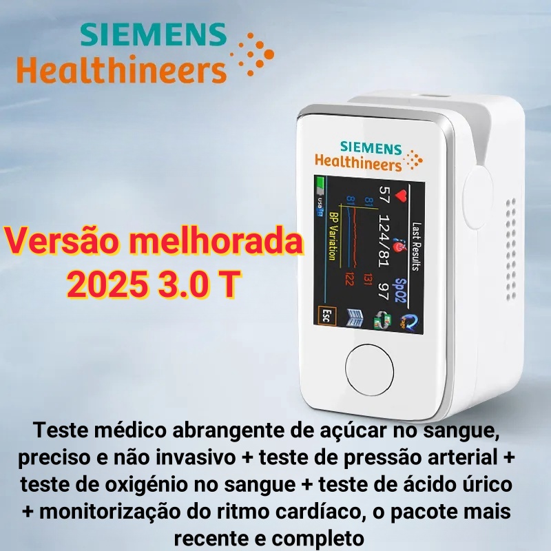 🌈Inovação tecnológica da investigação médica em 2025: Medidor de glicemia portátil, indolor e não invasivo da Siemens, a monitorização da saúde do açúcar no sangue nunca foi tão fácil!