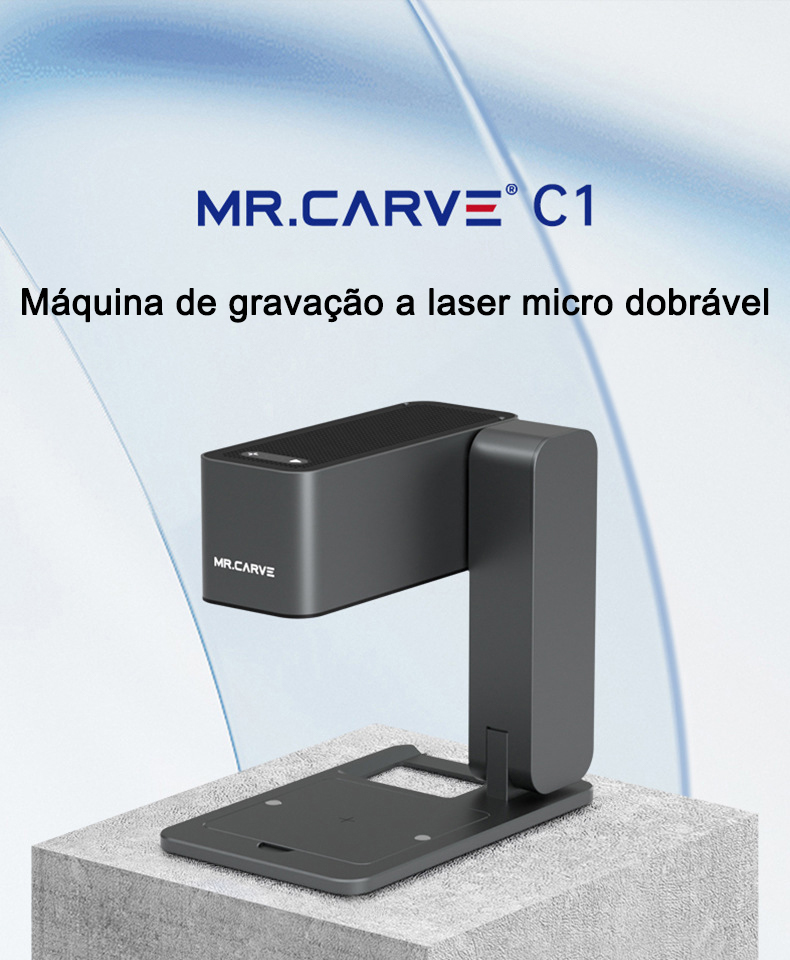  [Aço inoxidável leve]Diaojiang MR.CRAVE Pequena máquina de gravação a laser portátil