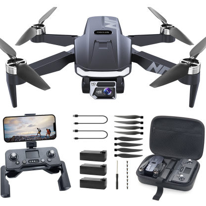N11 PRO GPS Drone with Camera for Adults 4K UHD, 90 Min Long Flight Time, Long Control Range, Auto Return, Follow Me, Brushless Motor, 5G FPV RC Quadcopter for Beginners