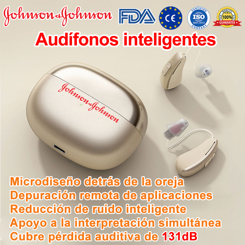  Los audífonos inteligentes Johnson & Johnson cubren completamente la pérdida auditiva severa