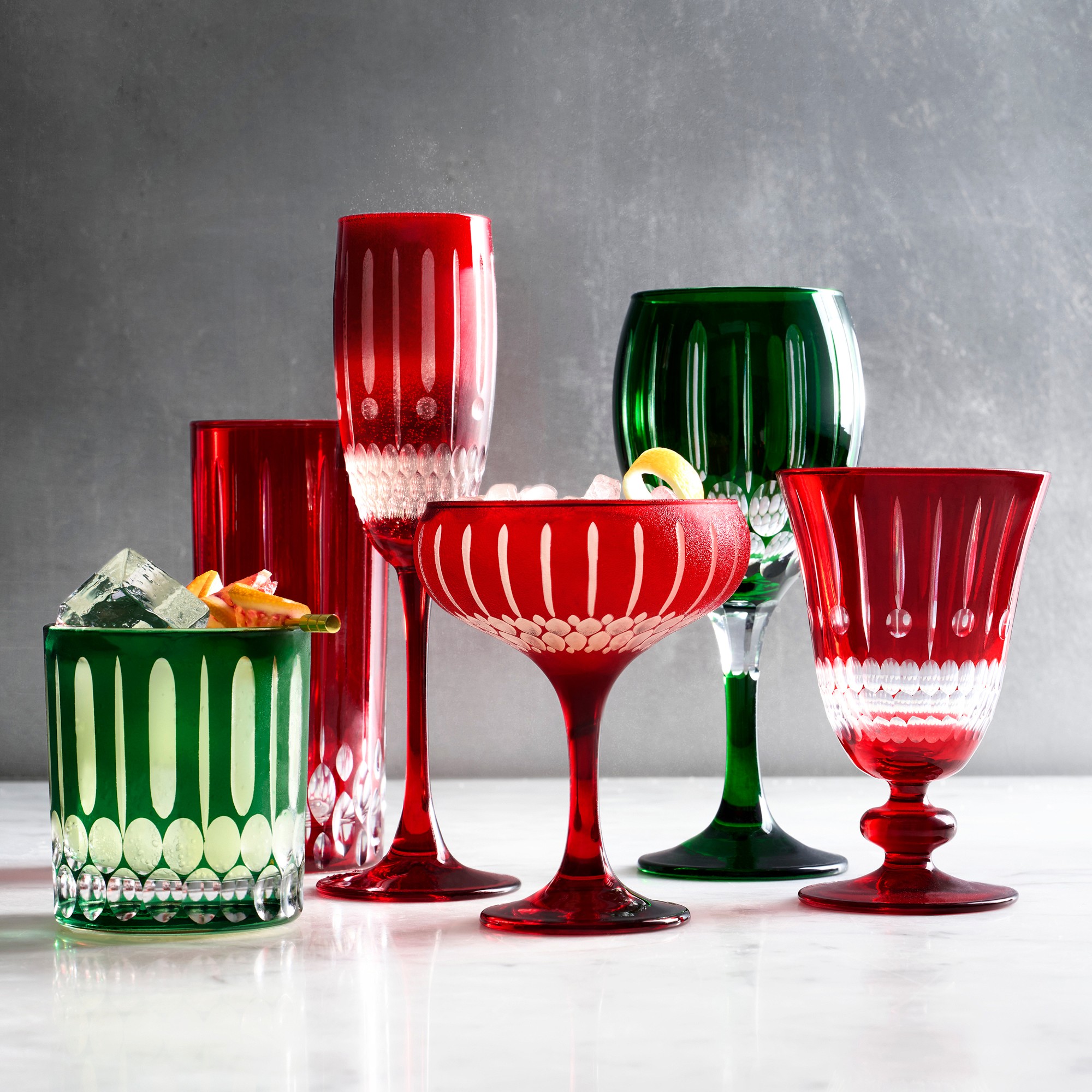 Modern Classic Jewelry Cut Glassware Collection