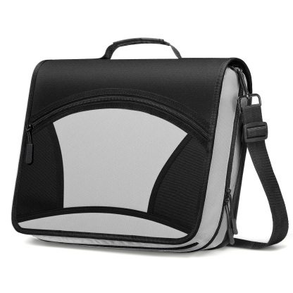  MoKo Zipper Binder, 3 in 3 Ring 600 Sheet Capacity Binder Organizer, Black