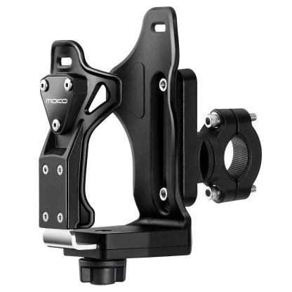  MoKo Universal Bike Water Bottle Cage Holder for for 1.9-3.6" Diameter Bottle, Handlebar & Frame, Fits Bicycle, Motorcycle, Stroller, Scooter, Wheelchair & ATV