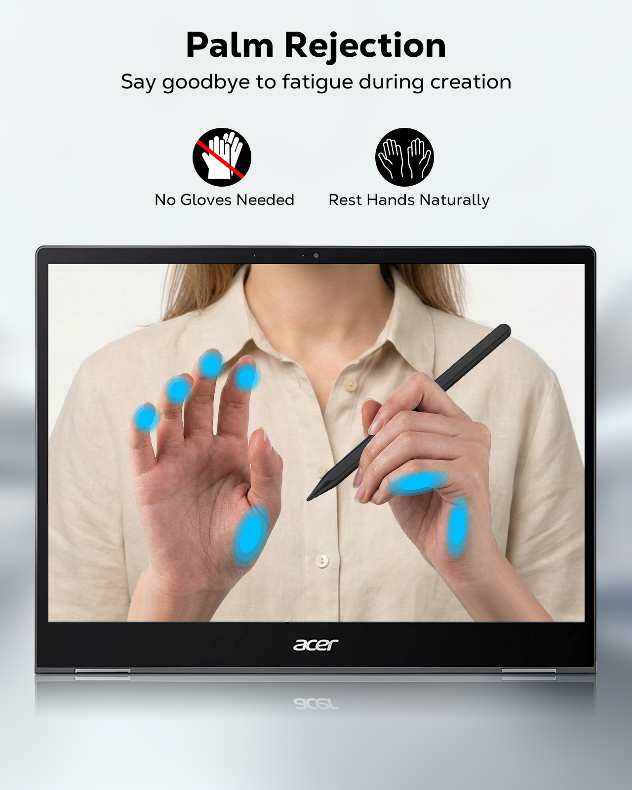 TiMOVO USI 2.0 Stylus Pen for Chromebook, Replacement Pen for Google Pixel Tablet, Lenovo/HP/Acer Chromebook, 4096 Pressure-Sensitivity