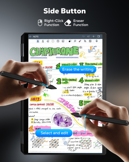TiMOVO Stylus Pen for Microsoft Surface Pro12/11/10/9/8/X/7+/6/5/4, Surface Go 4/3/2/1, Surface Laptop1-5/Studio/Book 3/2/1 with Eraser Side Button,Palm Rejection,Tilt Function,1024 Pressure
