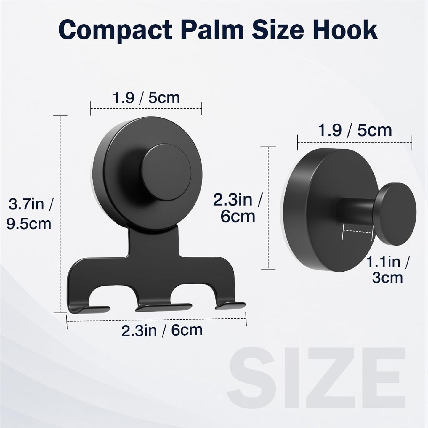 Luxspire Razor Holder for Shower Heavy Duty Suction Cup Hooks for Shower